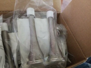Spring Door Stop 3" National Hardware N331-165 MPB232 Sat Nickel Box of 30 Stops - Picture 1 of 4