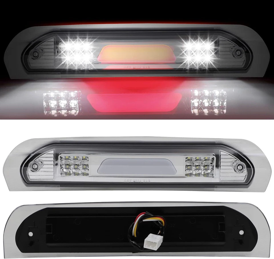 Tercera tercera luz de freno lente transparente para Dodge Ram 1500 Van 2500 Van 3500 2002-2003 Foto 1 de 4