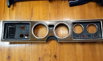 1975-77 Dodge Charger SE Chrysler Cordoba Woodgrain Dash Bezel MOPAR OEM 3593600 - Image 1 of 4