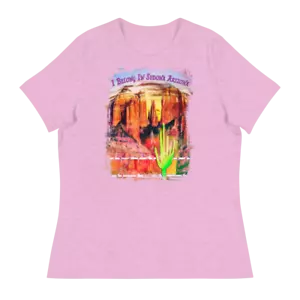 Sedona Arizona Women's Relaxed T-Shirt - Picture 1 of 6