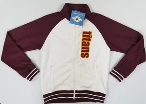 CHARLES RIVER Womens 'Titans' Sewn Full Zip Jacket | White/Maroon | Medium | NWT - Picture 1 of 2