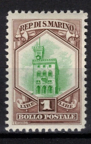 SAN MARINO Scott 123 Mint Hinged Cover