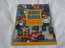 Mario Mania (SNES) Super Nintendo Mario World Player's Strategy Guide NICE RARE