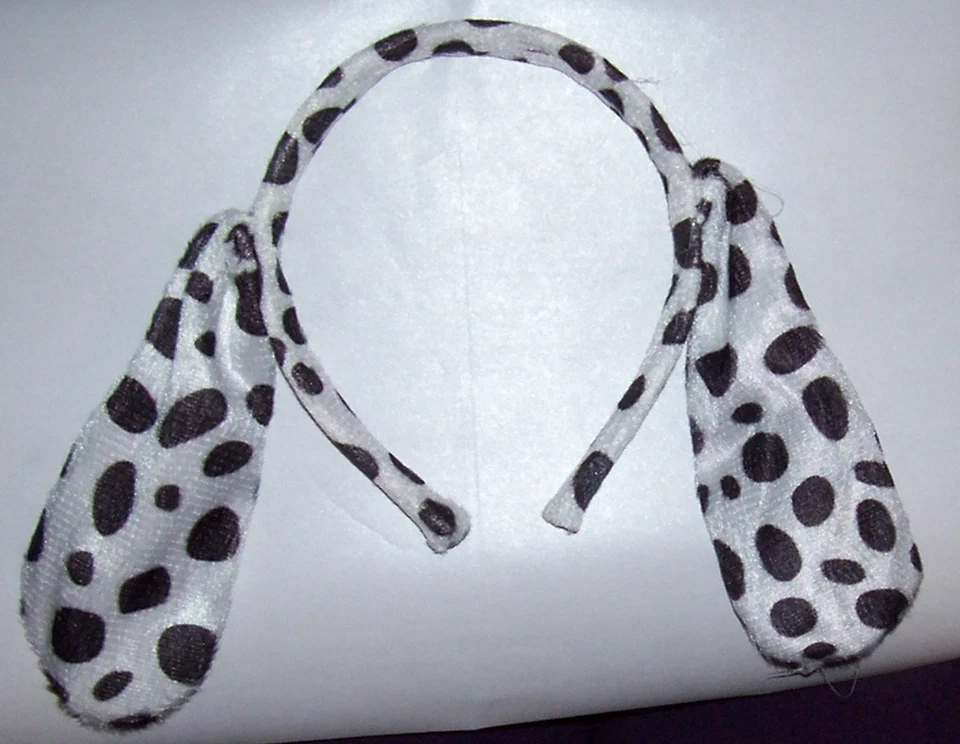 DALMATIAN HEADBAND with EARS for Children Boys Girls Halloween Costume Dress Up - Image 1 of 3