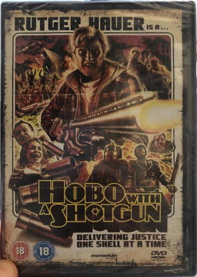 Hobo With a Shotgun Rutger Hauer Violent Action Horror Thriller Gore DVD New - Image 1 of 2
