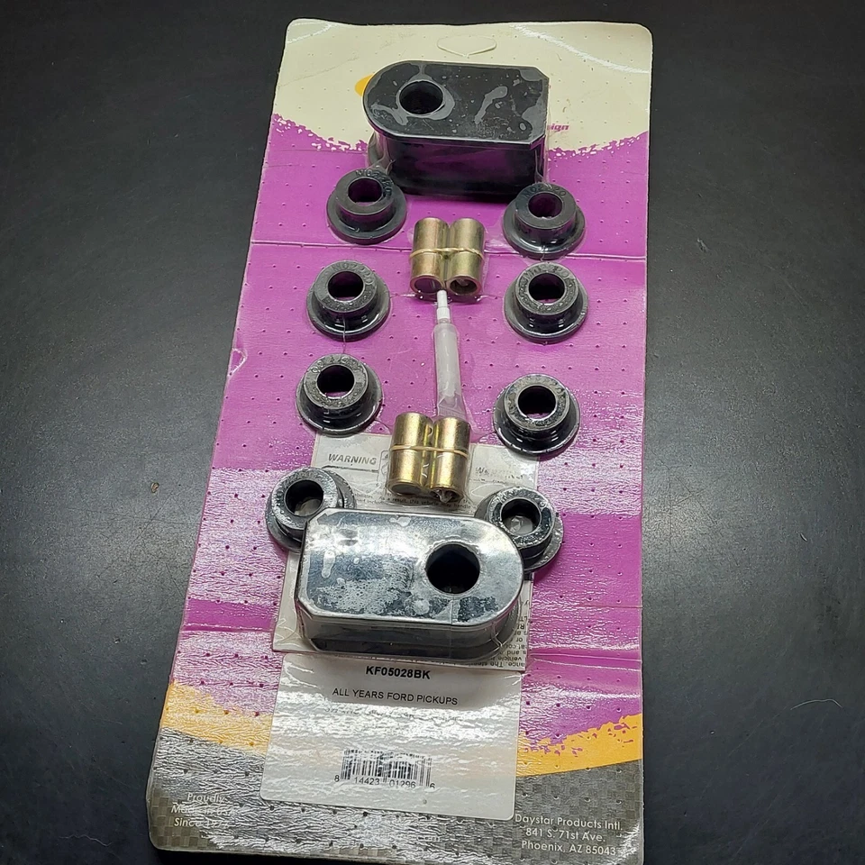 Bujes de barra estabilizadora Daystar KF05028BK todos los años Ford PU 2x2 y 4x4 Foto 1 de 2