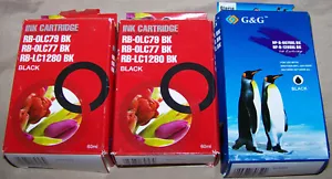 3 cartucce inchiostro nero per Brother MFC J5910DW J6510DW J6710DW J6910DW - LC79XL - Foto 1 di 4