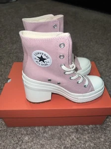 CONVERSE Women's Chuck 70 De Luxe Heel Limited Edition Pink - Size 6.5 - Picture 1 of 5