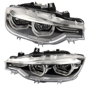 Headlights Set Full LED Headlamps Left Right For BMW 3 Series F30 F31 2015-2019 - Picture 1 of 14