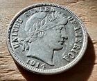 1914 D Barber Dime AU+ 90% Silver 10c Antique High Details Collectible US Coin *