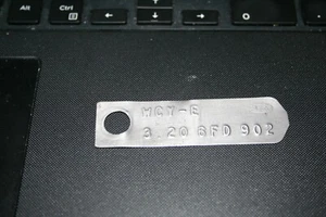 65-70 Mustang 64-65 Falcon 65 Comet 24 Spline 7-1/4" Differential ID Tag OEM - Imagen 1 de 1