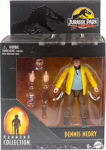 Jurassic World Hammond Collection Dennis Nedry Action Figure IN STOCK! Cover