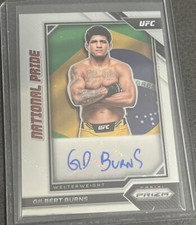 2023 Panini Chronicles Prizm UFC Gilbert Burns National Pride Auto 🔥 #NP-GBN