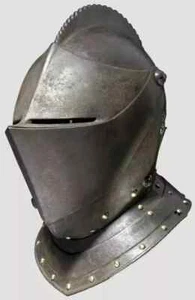 Antique Looking Collectibles Medieval Design Knight Armor Closed Warrior Helmet - Bild 1 von 9