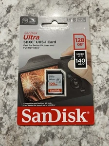 SanDisk 128GB Ultra SDXC UHS-I Memory Card SDXC UHS-I - Picture 1 of 2
