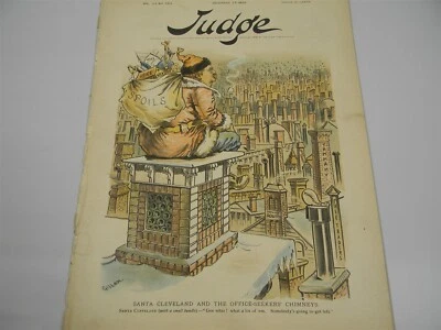 Judge Magazine Dec. 24, 1892 - 1890's Political Satire - Great Graphics - 8G - Image 1 of 4