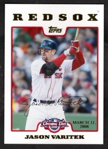 2008 Jason Varitek Topps Opening Day Baseball Gold /2199 Red Sox #56 - Picture 1 of 2