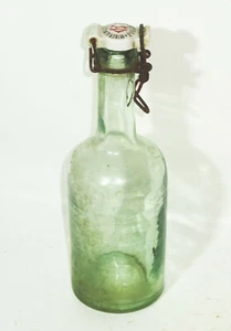 Alte Wasserflasche Glasflasche Mineralwasser Fabrik Posen Poznan vor 1945 ! - Bild 1 von 3