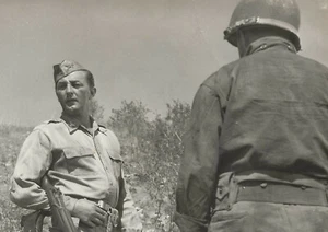 ROBERT MITCHUM-One Minute To Zero-Col. Janowski-RKO Radio-1952 Publicity Photo - Picture 1 of 6