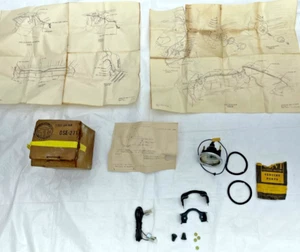 NOS 1964 Pontiac Backup Light Kit Reverse Lamp New Old Stock Bracket Wiring Seal - Picture 1 of 16