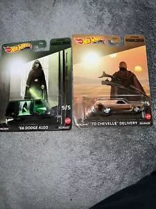 🔥Hot Wheels Star Wars Mandalorian 66 Dodge A100 Van, 70 Chevelle Delivery $16🔥 - Picture 1 of 14
