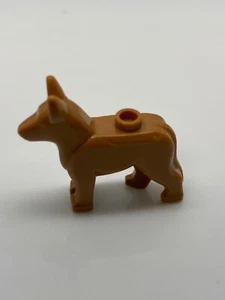 Lego Medium Nougat Dog, Alsatian / German Shepherd Animal #9 - Picture 1 of 1