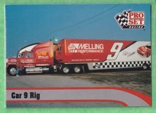 1992 Pro Set Winston Cup #193 Jerry Seabolt Rig Driver Melling Racing Car 9