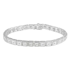 3/8CT TW Diamond Tennis Bracelet in Sterling Silver by Fifth and Fine - Picture 1 of 6