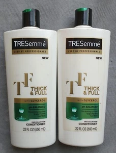 Set 2 TRESemme Thick & Full Glycerol Ph-Balanced Conditioner 22 oz Professional - Picture 1 of 2