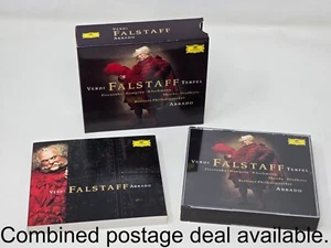 Verdi Falstaff Terfel Abbado Mint 2 CD Box Set & Buch Pieczonka Hampson - Bild 1 von 7