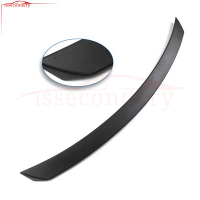 Fits 2007-2013 Mercedes-Benz S600 S550 S65 W221 Black Trunk Spoiler Wing Visor Foto 1 de 4