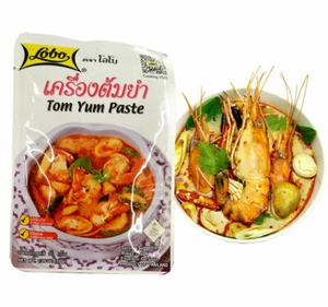 Tom Yam Kung Paste Thai Hot Spicy Garnelen Suppe Thai Koch Curry Halal LOBO - Bild 1 von 7