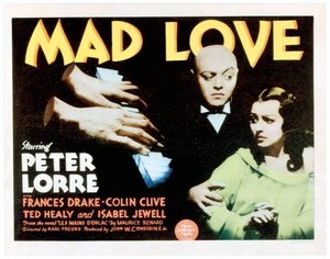Mad Love Lobby Card Peter Lorre Frances Drake 1935 OLD MOVIE PHOTO