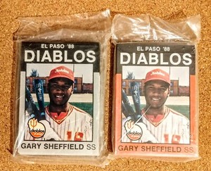 1988 El Paso Platinum & Reg.Team Set (Sealed) -Gary Sheffield  Serial #540/1300 