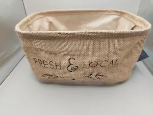 Jute Storage Basket New 20x28x13cm - Picture 1 of 7