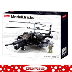 Sluban Compatible Building Blocks BLACK SHARK HELICOPTER - Picture 1 of 1