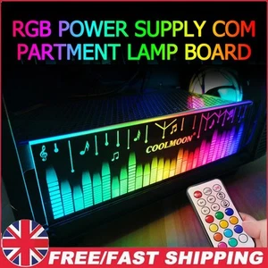 COOLMOON RGB Light Board Small 4 Pin Side Panel for Desktop Chassis Power Box - Bild 1 von 7