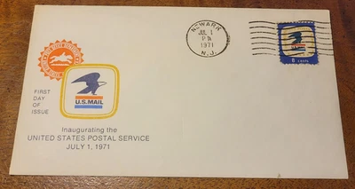 SCOTT#1396 8CENT  USPS SERVICE-FIRST DAY OF ISSUE ENVELOPE-UNGRADED & CANCELED - Image 1 of 3