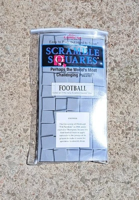 Rompecabezas de fútbol americano Scramble Squares de B. Dazzle 9 piezas 1995 Foto 1 de 3