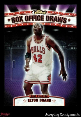 1999-00 Finest Taquilla Dibuja Refractores #BOD10 Marca Elton Toros Foto 1 de 2