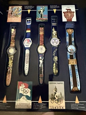 Atlanta 1996 Edizione Limitata Swatch Historical Olympic Games Collection Set - - Immagine 1 di 4