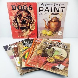 8x Walter T. Foster Vintage How To Draw Art Books Painting Drawing Sketching - Picture 1 of 19