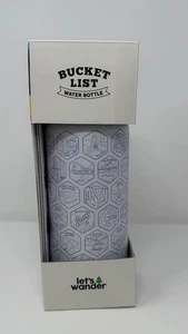Botella de agua original de los Parques Nacionales de los EE. UU. lista de deseos con pegatinas de viaje - Imagen 1 de 4