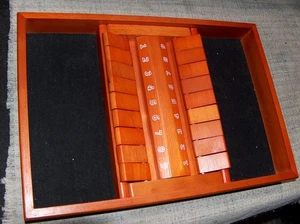 2-Player  Shut The Box Dice Game.   Board Game - Picture 1 of 3