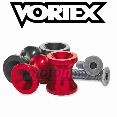 Vortex 8mm Swingarm Spools for 1999-2008 Suzuki SV650 - Body Guards & ju Foto 1 de 4