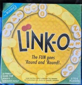 LINK-O Board Game Matching Numbers Colors Domino Style Strategy ~ NEW SEALED - Picture 1 of 3