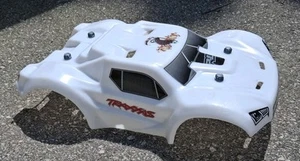 Pro-Line Slash Traxxas Monster Fusion Bash Armor Body White + Mounting Hardware - Picture 1 of 8