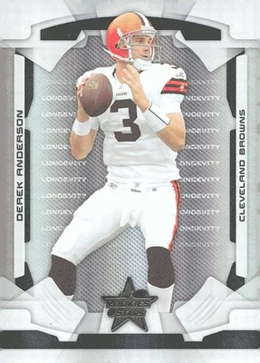 2008 Leaf 新秀和明星 #23 Derek Anderson 长寿黑色 #/25 — 第 1/2 张图片