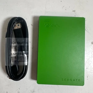 Seagate 1TEAPM-500 Green Black 2TB USB 3.2 External Hard Game Drive for Xbox - Picture 1 of 4