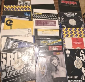 45 Total Vinyl Records Jay Z Master P Promo Hip Hop Rap R&B Ti Lil Jon DJ Radio - Picture 1 of 13